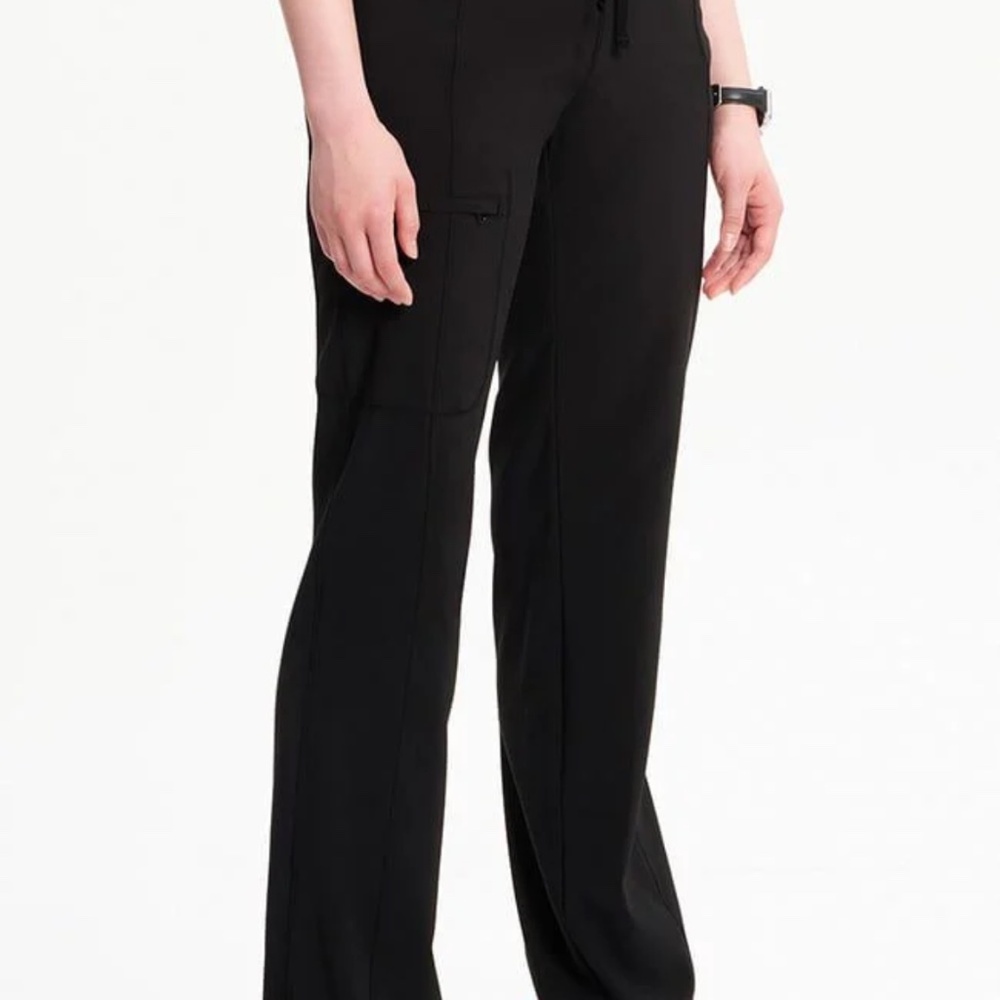 Infinity Women's Rib Knit Drawstring Waist Scrub Pant new with tags size XS - Picture 3 of 5